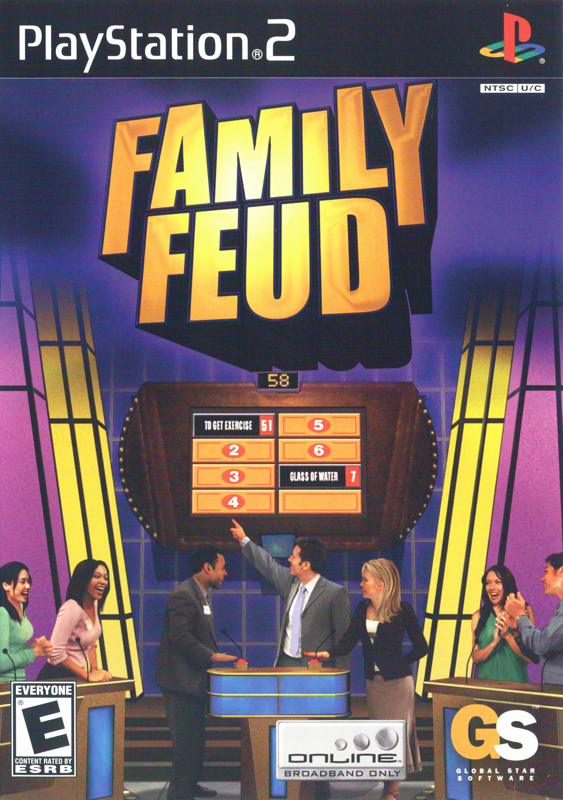 Family Feud box art for Playstation 2
